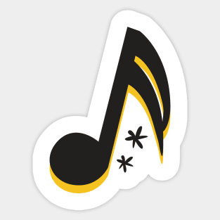 Music melody icon Sticker